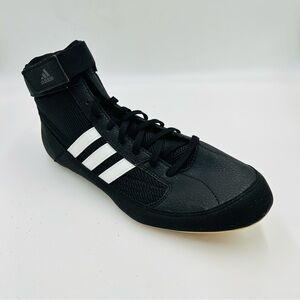 Adidas shoes Lutte Wrestling Shoes Black White Athletic Shoes new men size 11.5